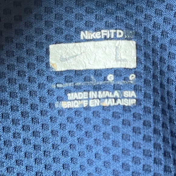 Nike Blue Zip Up Sweater - Picture 4 of 4